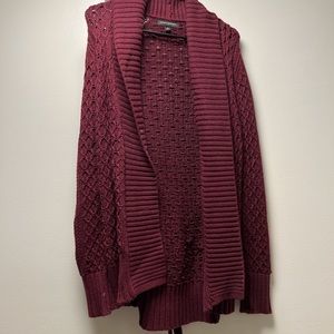 Banana Republic Cardigan, Burgundy, Size Small